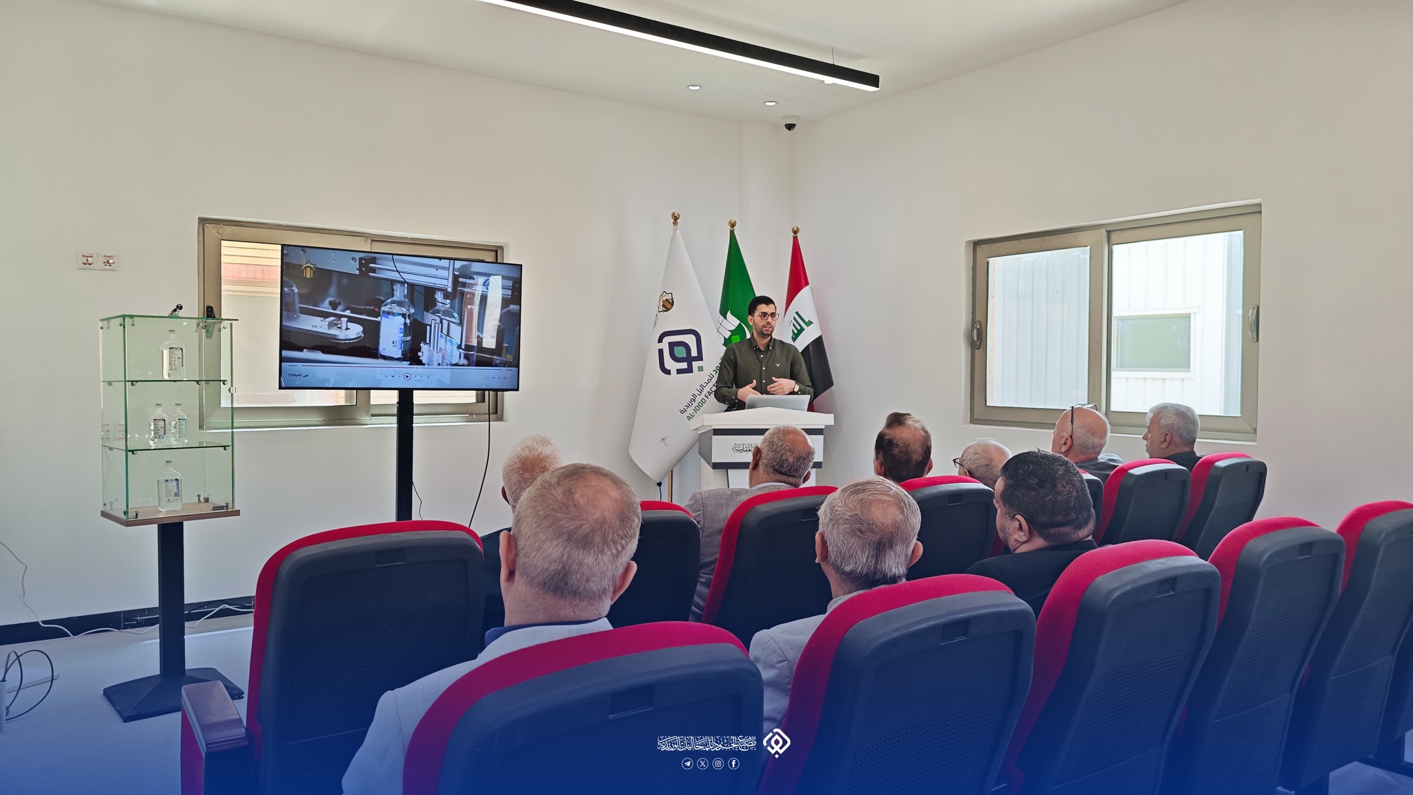 مصنع الجود للمحاليل الوريدية يستقبل وفدًا للاطلاع على إمكانياته التصنيعية