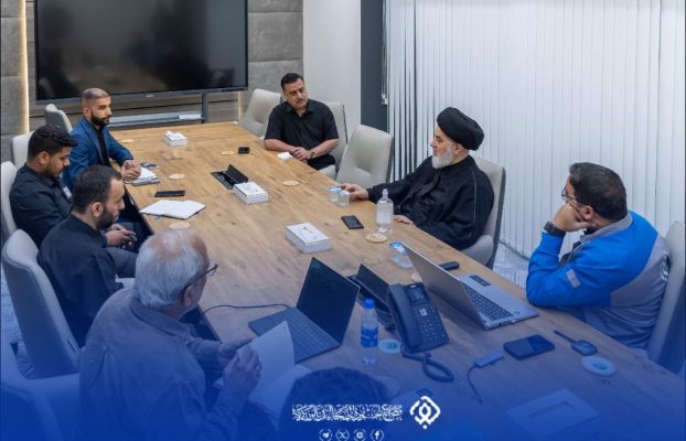 السيد الصافي يجري زيارة للاطّلاع على سير العمل في مصنع الجود للمحاليل الوريدية